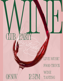 Wine Club Party Ticket